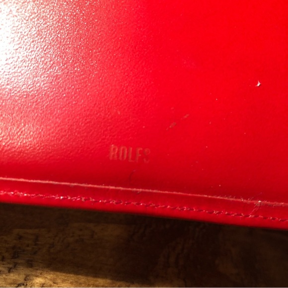 Rolf’s Vintage Red Cowhide Wallet/Coon Purse - Picture 5 of 13